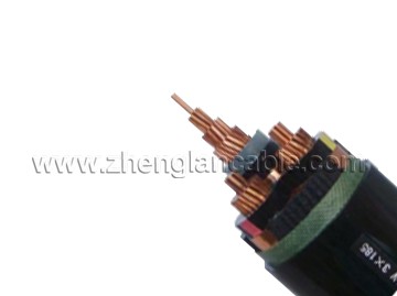 Three Core Unarmored MV Cable