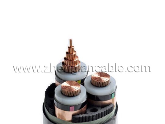 Three Core Unarmored MV Cable