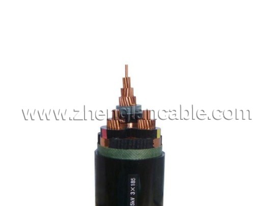 Three Core Unarmored MV Cable