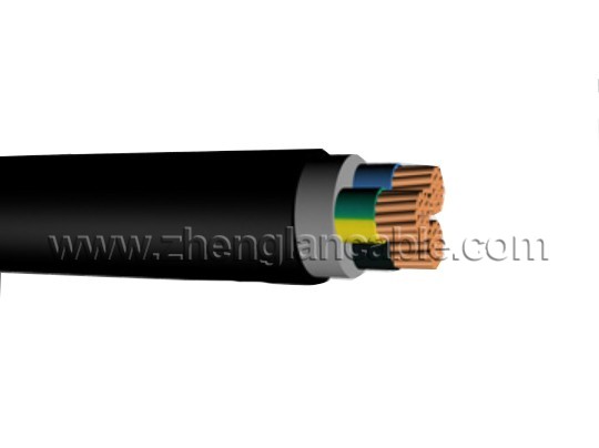 XLPE insulated LV cable unarmored