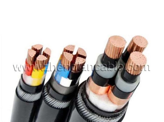 Cu(AL) XLPE SWA PVC LV armored Power Cable